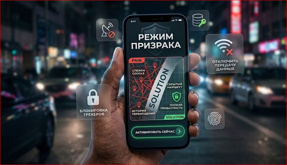 «Режим призрака» в Android: Как полностью запретить Google собирать историю ваших передвижений