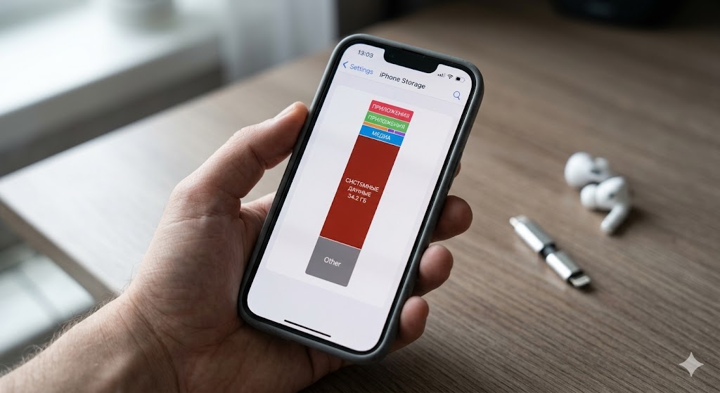 Как удалить «Системные данные» (Other) на iPhone без сброса настроек: скрытые способы 2026 года