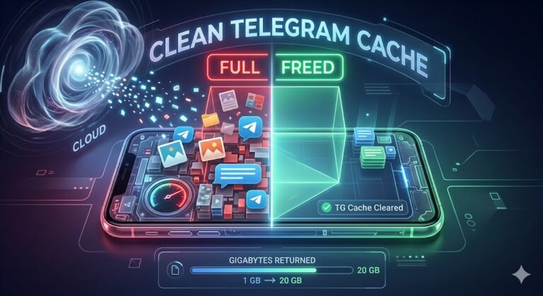 Как быстро очистить кэш Telegram и вернуть гигабайты памяти в 2026 году