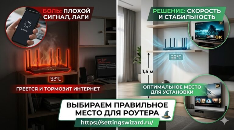 Почему роутер греется и начинает тормозить интернет: выбираем правильное место для установки Почему роутер греется и начинает тормозить интернет: выбираем правильное место для установки